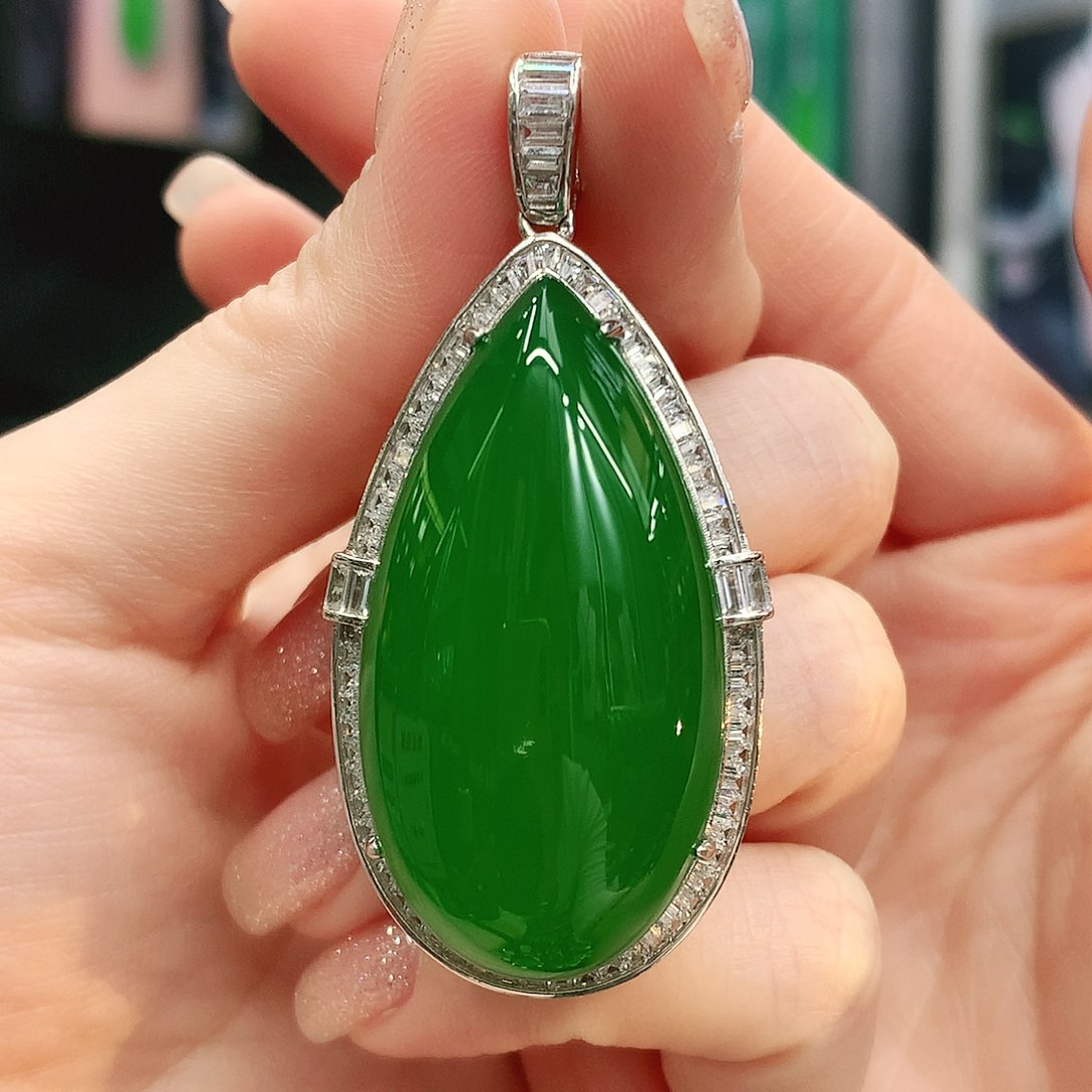 银S925镶嵌吊坠玛瑙/玉髓