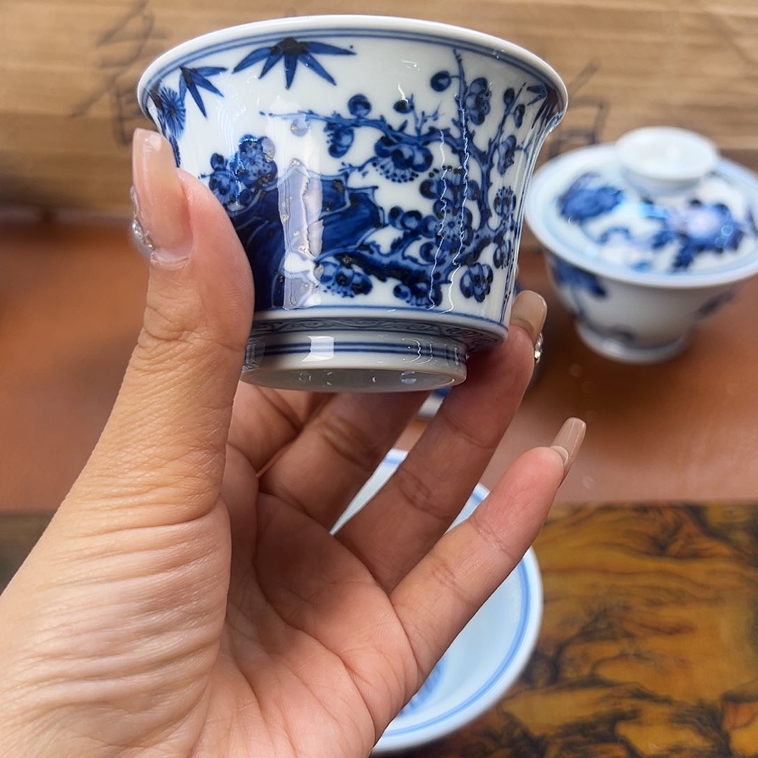 杯景德镇手绘主人杯