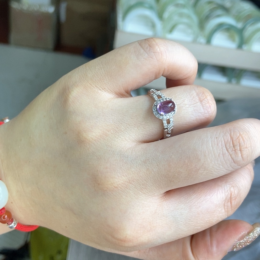 岫玉吊坠吊坠银S925镶嵌