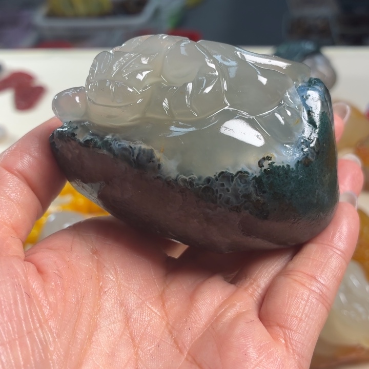 玛瑙/玉髓未镶嵌吊坠(不含链)