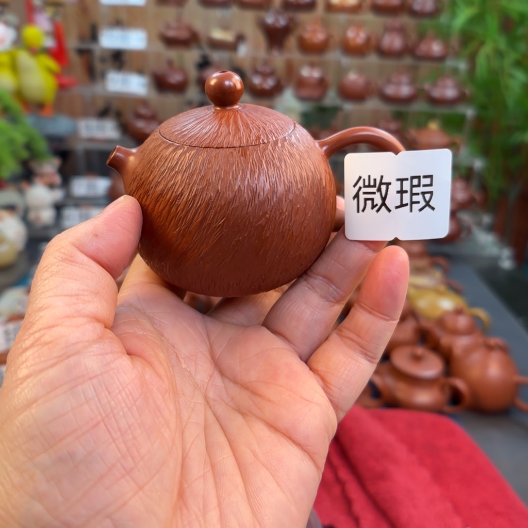 朱泥茶壶微瑕110C