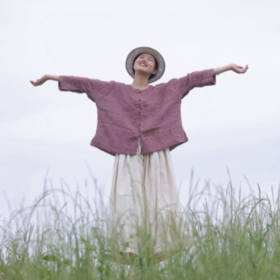 布忘初心分享 荼TU-S331014 上衣 胸围138、衣长60