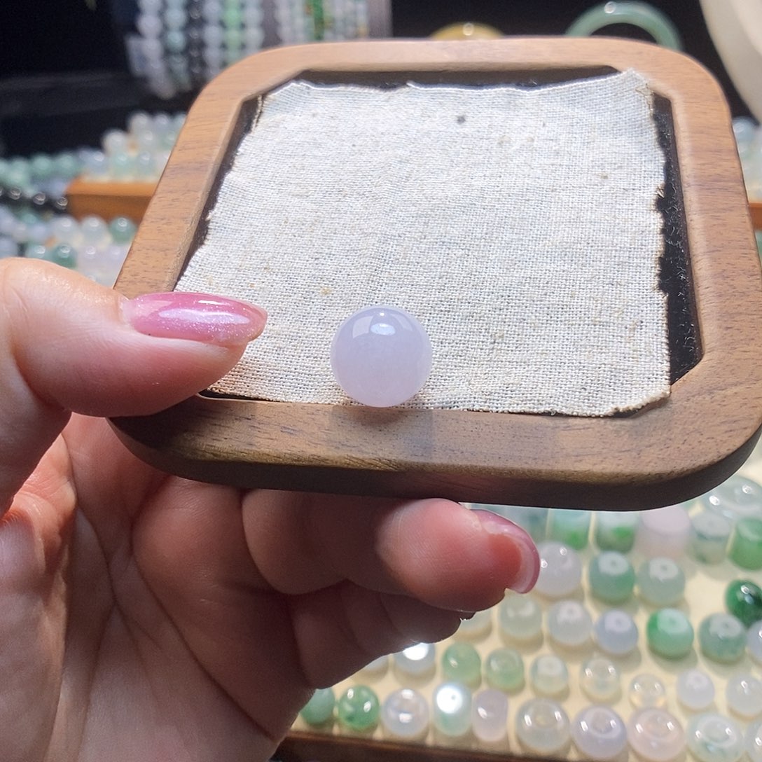 翡翠未镶嵌颈饰圆珠13.2