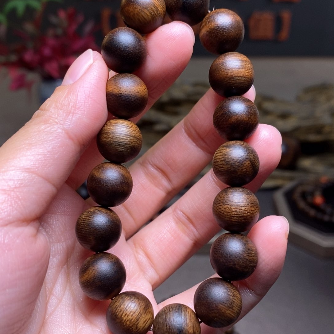 沉香手串越南芽庄玉化黄棋楠1.2