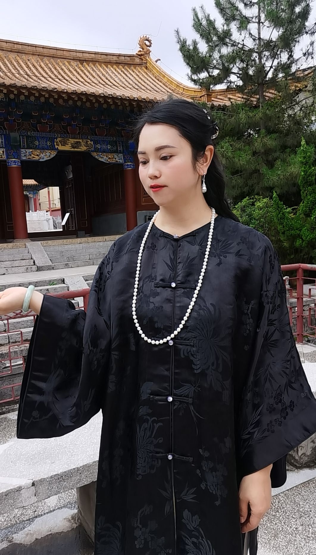 老软缎中式风上衣