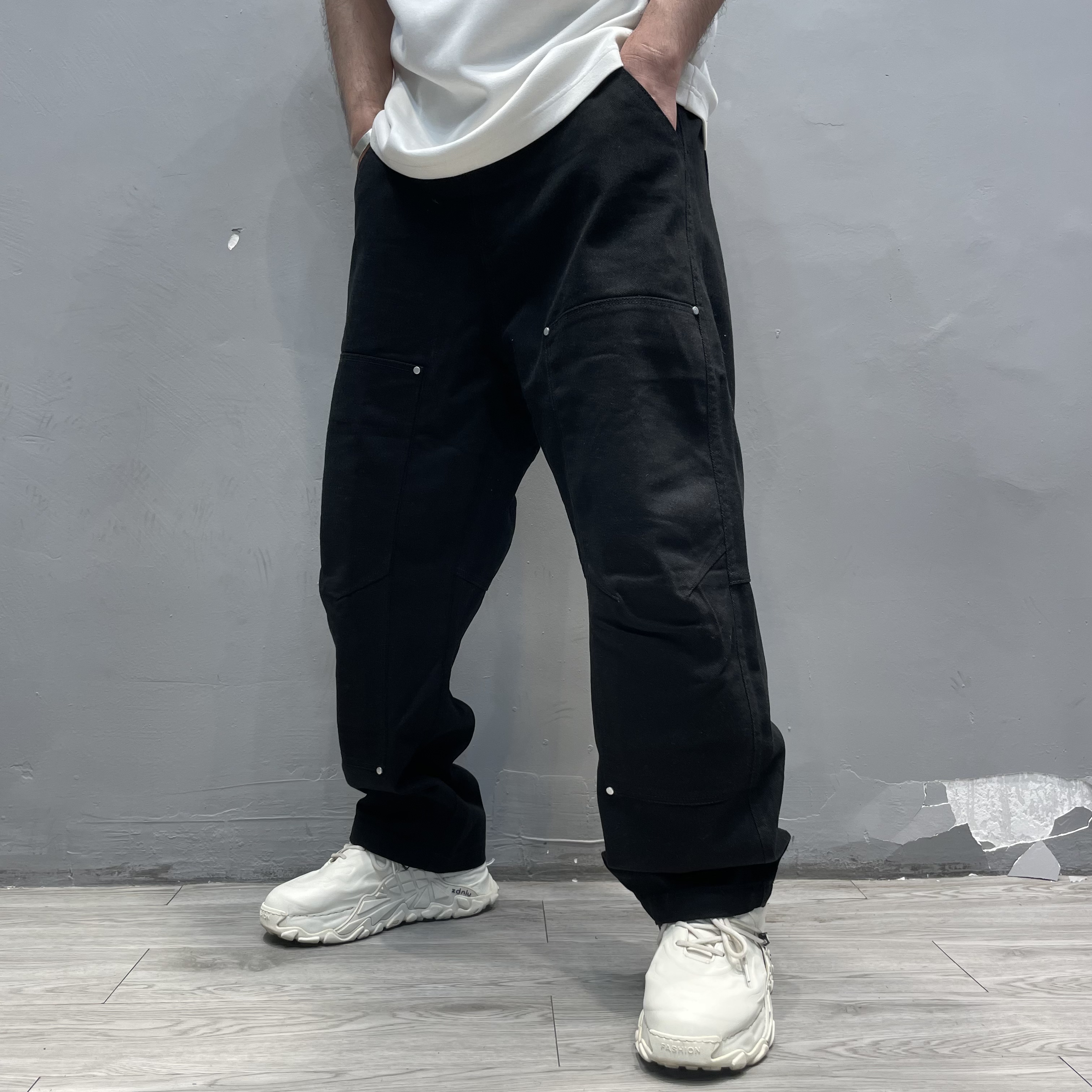 073春秋水洗青春活力春秋长裤休闲裤裤子弹力山系中性风休闲裤