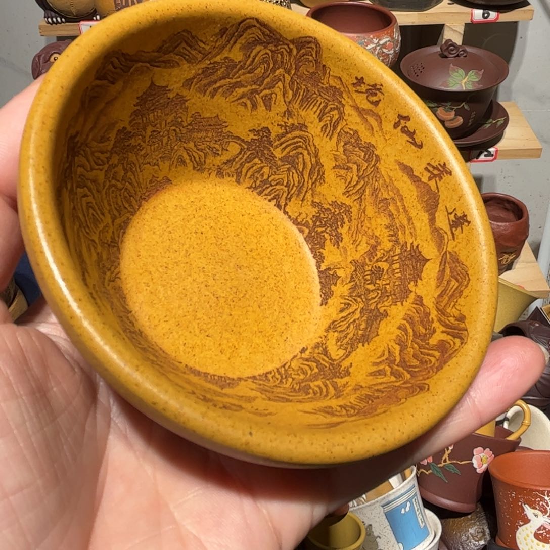 紫砂茶杯宜兴紫砂主人杯