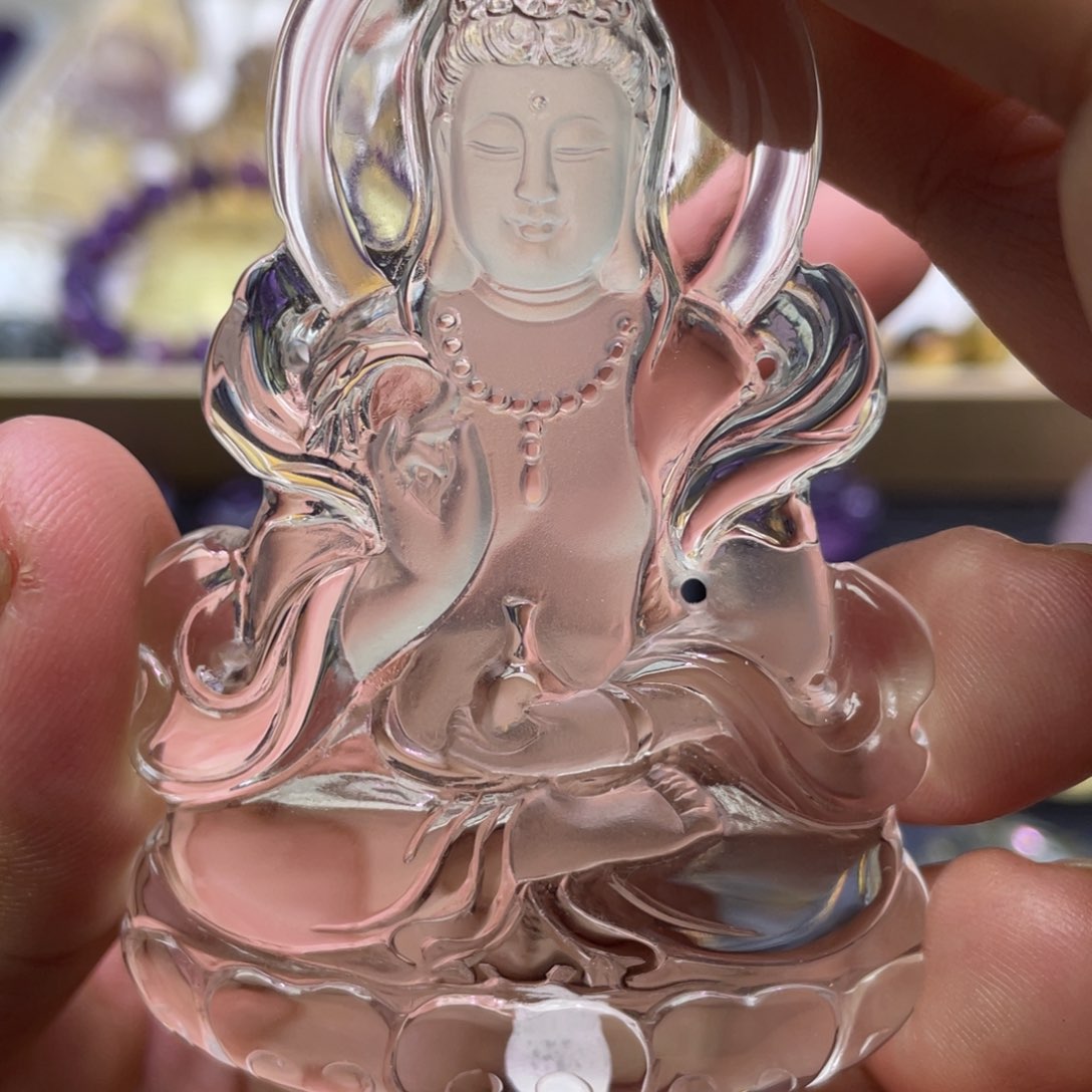 水晶颈饰未镶嵌定制