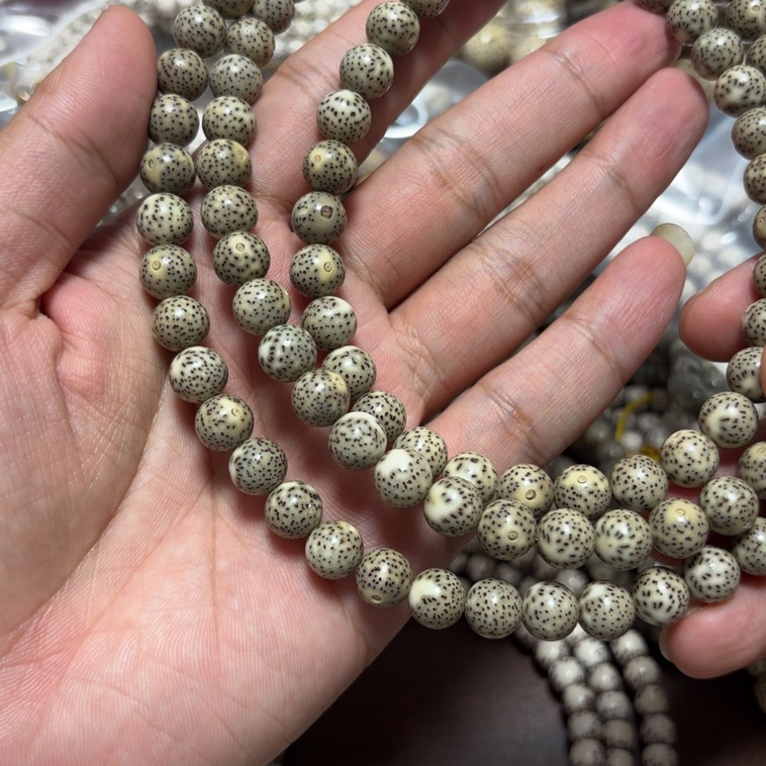 手串星月菩提星月石玉料9圆
