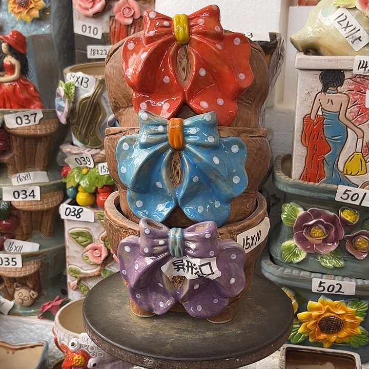 粗陶材质多肉花盆