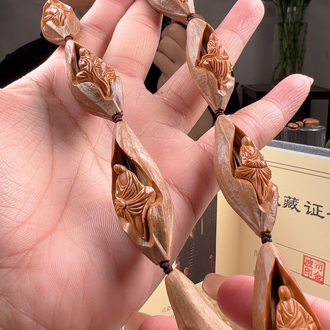 橄榄核手串/手链缘*橄榄核雕橄榄核