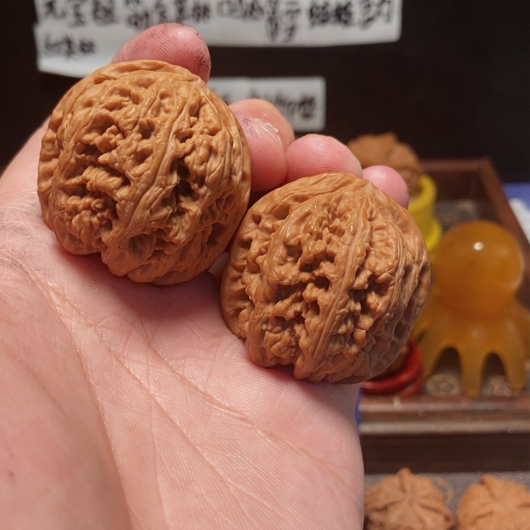 吊坠文玩核桃粗筋40尺17
