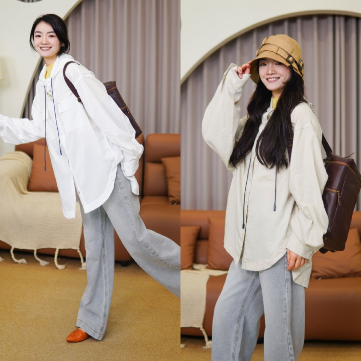 CHUN·「约西亚旅行大帽衫」时尚休闲百搭宽松简约减龄设计感慵懒风