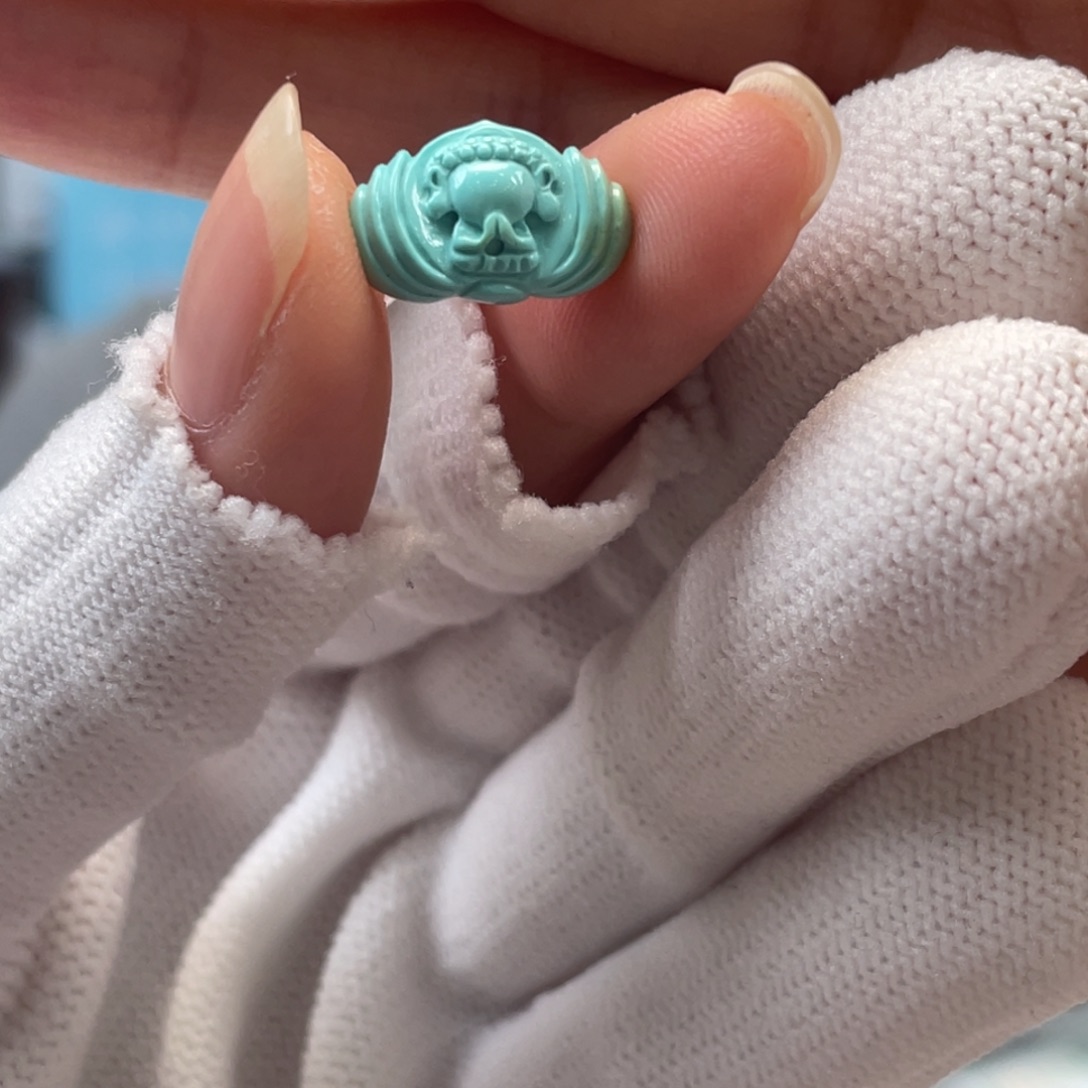 绿松石未镶嵌挂件