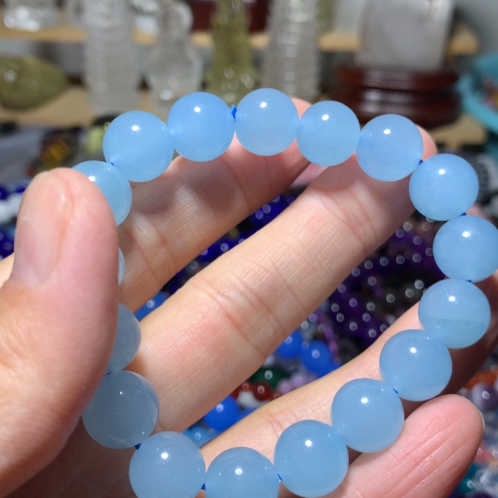 玛瑙/玉髓未镶嵌手链12mm手串