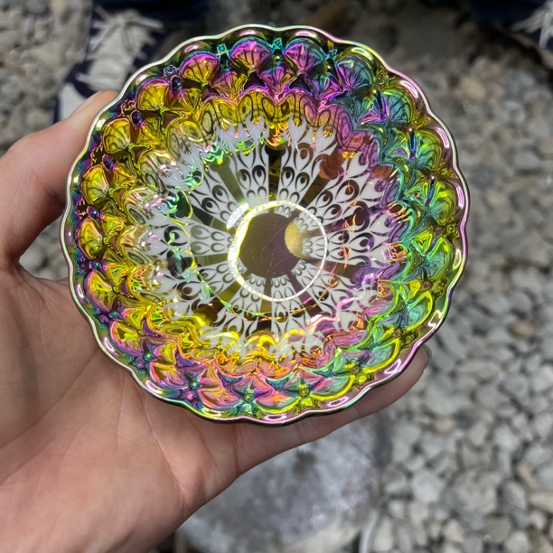 【七彩梦幻裸杯 精美无暇 茶器 茶杯 主人杯 