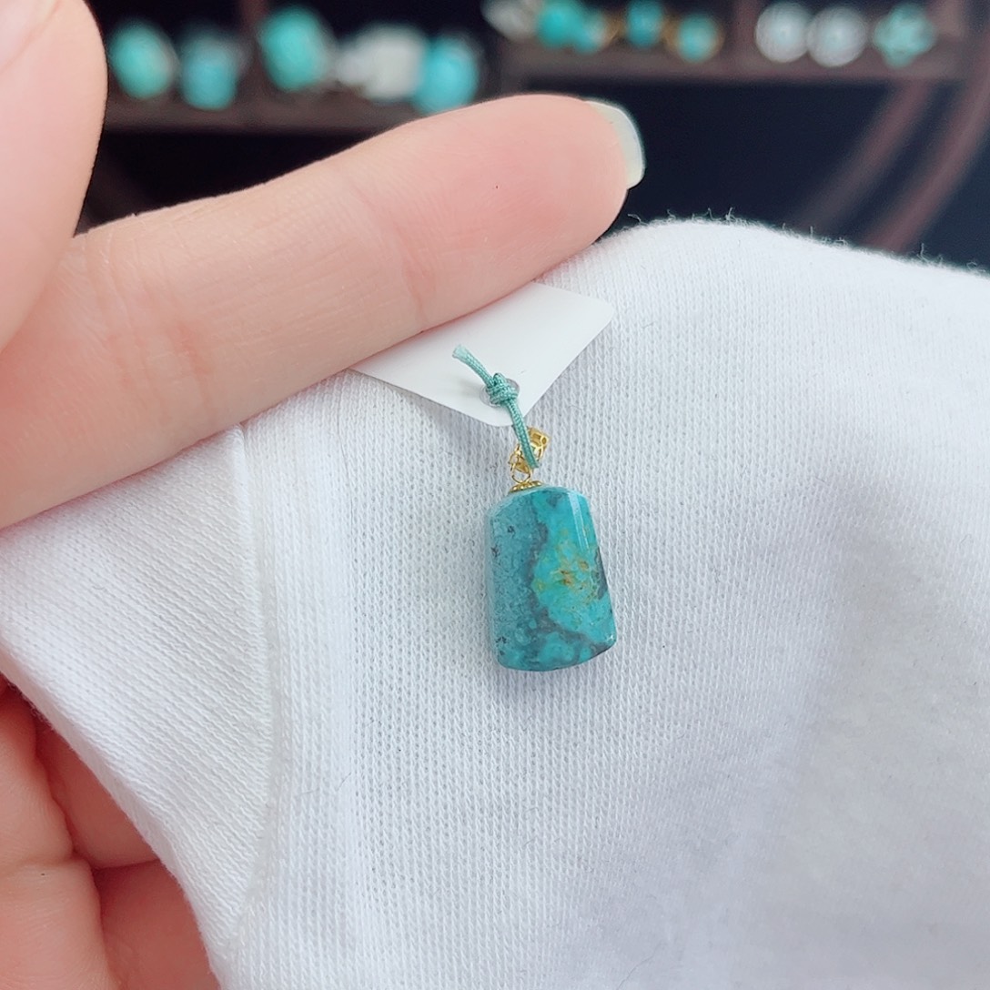 绿松石18K金镶嵌绿松石