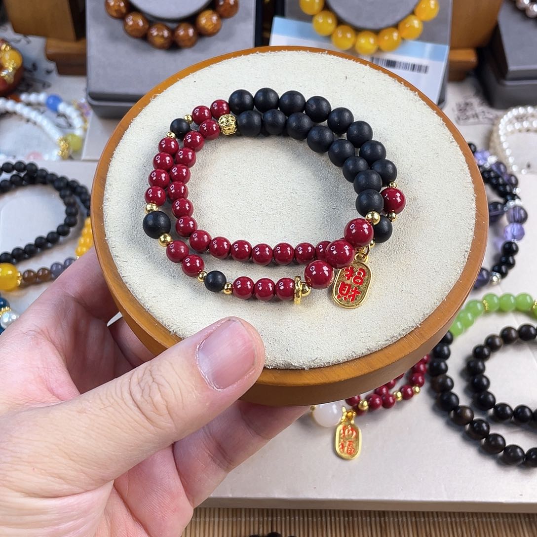 绿松石手饰银S925镀金镶嵌