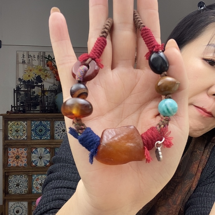 蜜蜡项链未镶嵌项链