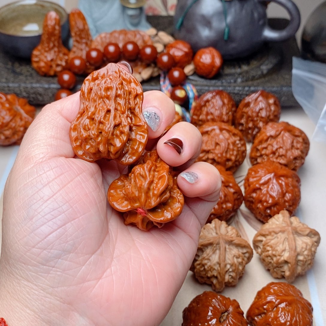 吊坠文玩核桃天****花生