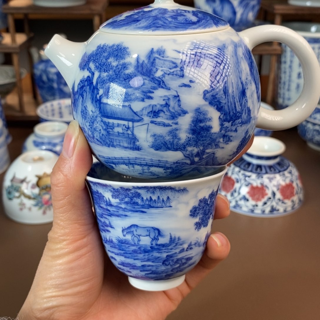 景德镇陶瓷手工手绘