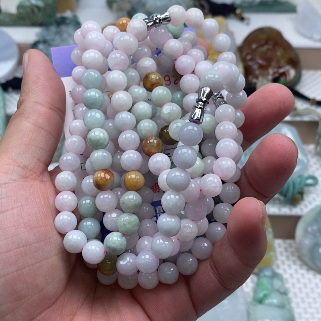 【闪购商品】翡翠项链未镶嵌缠**戏