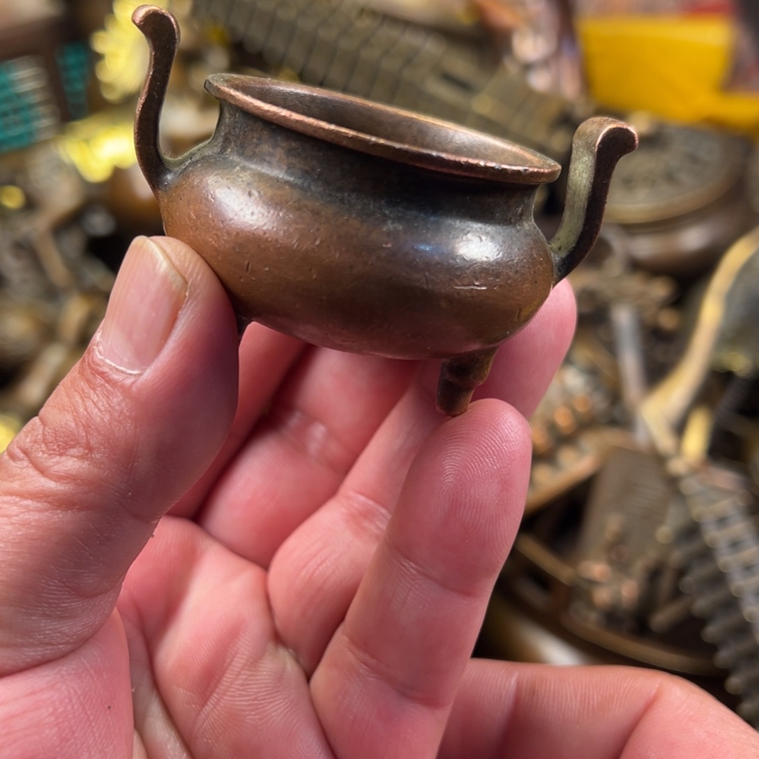 茶壶香炉铜器摆件