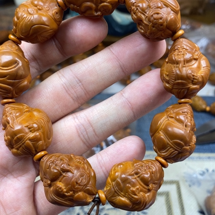 橄榄核手串/手链橄榄核雕工艺手串