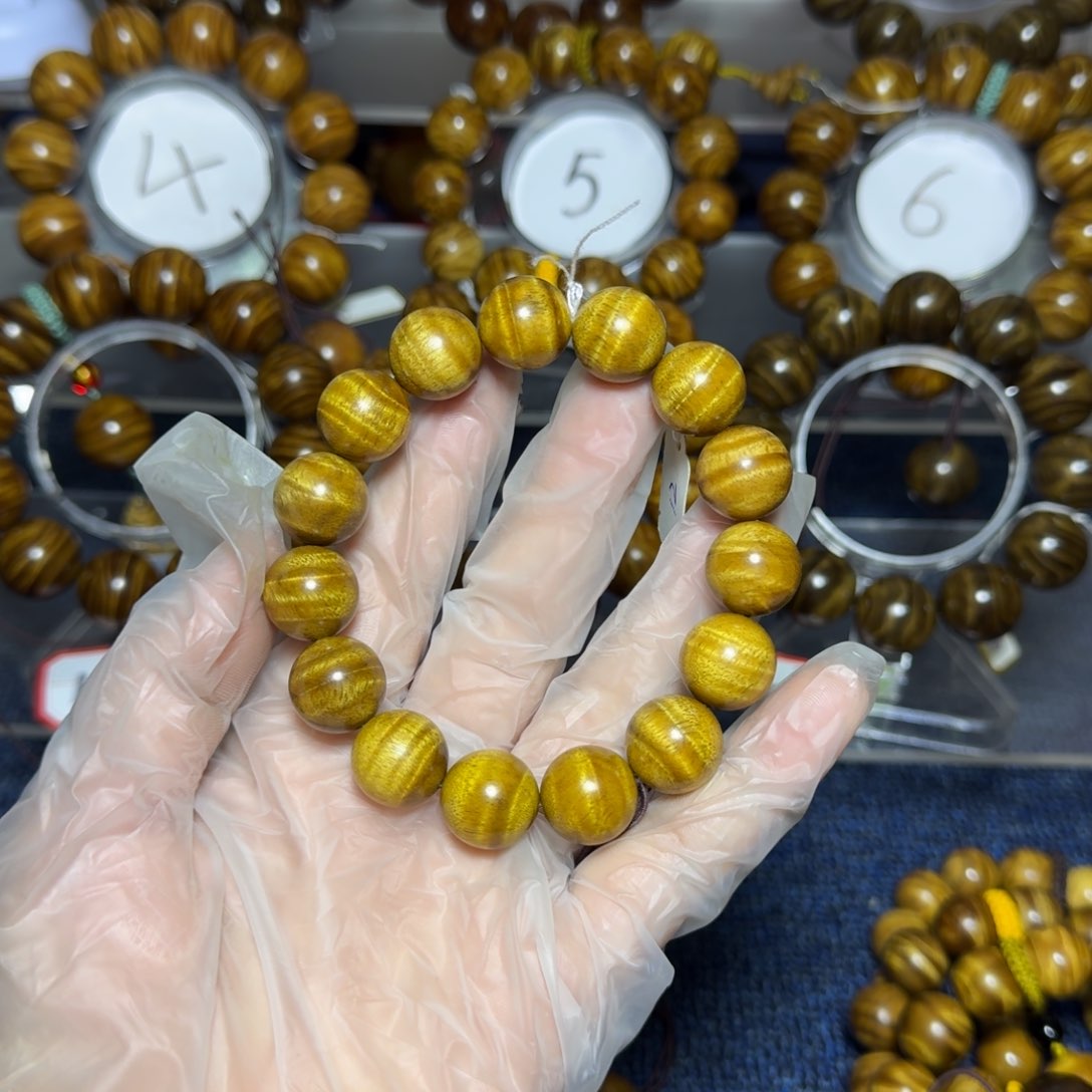 金丝楠手串/手链金丝楠木1.5