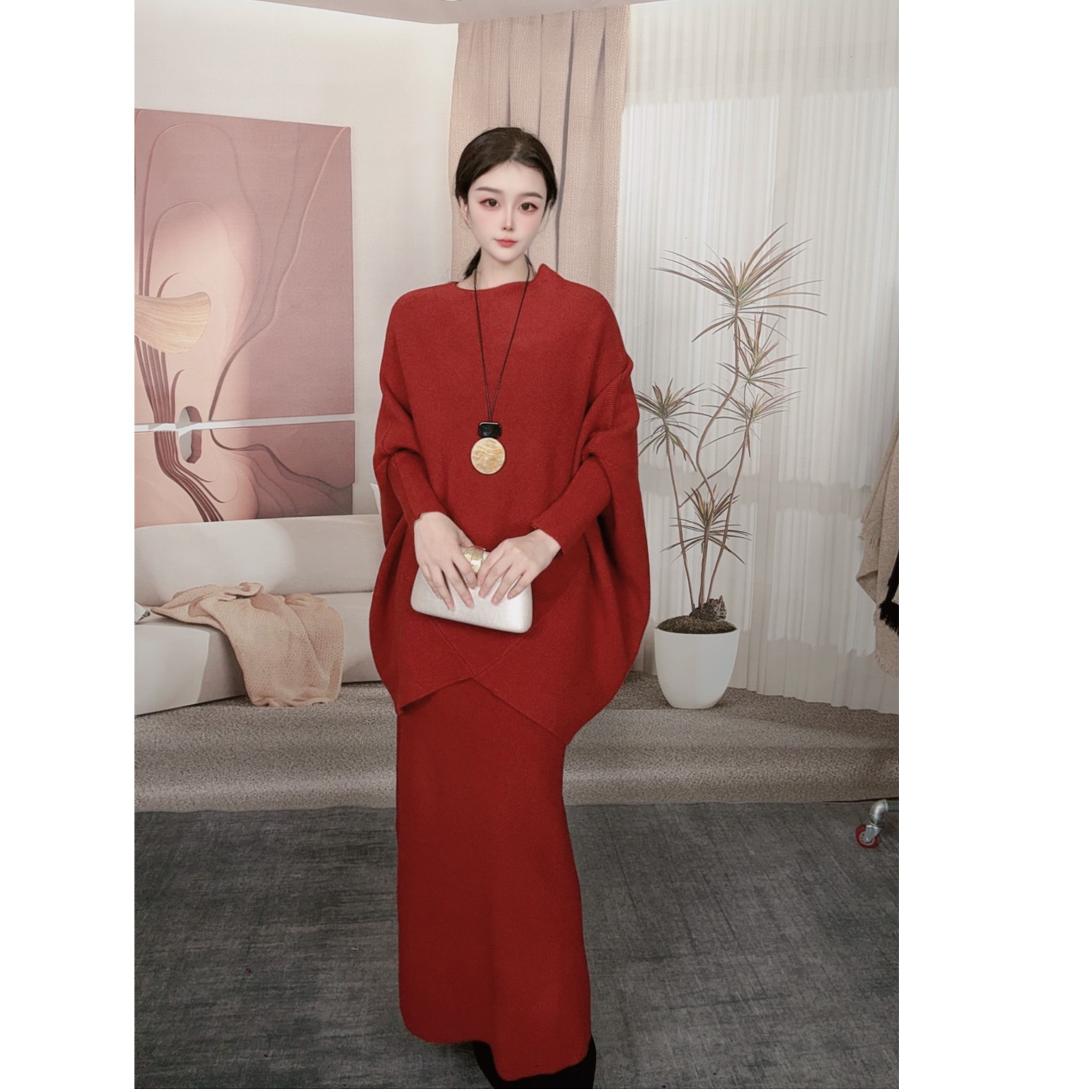 G.M轻熟风高级风时尚套装简约秋冬套装#82248