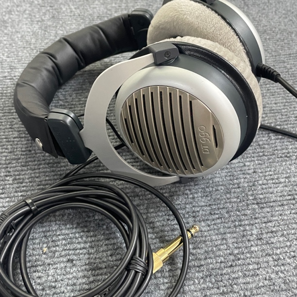 95新 拜亚动力 DT990头戴式高素质HIFI头戴监听耳机600欧
