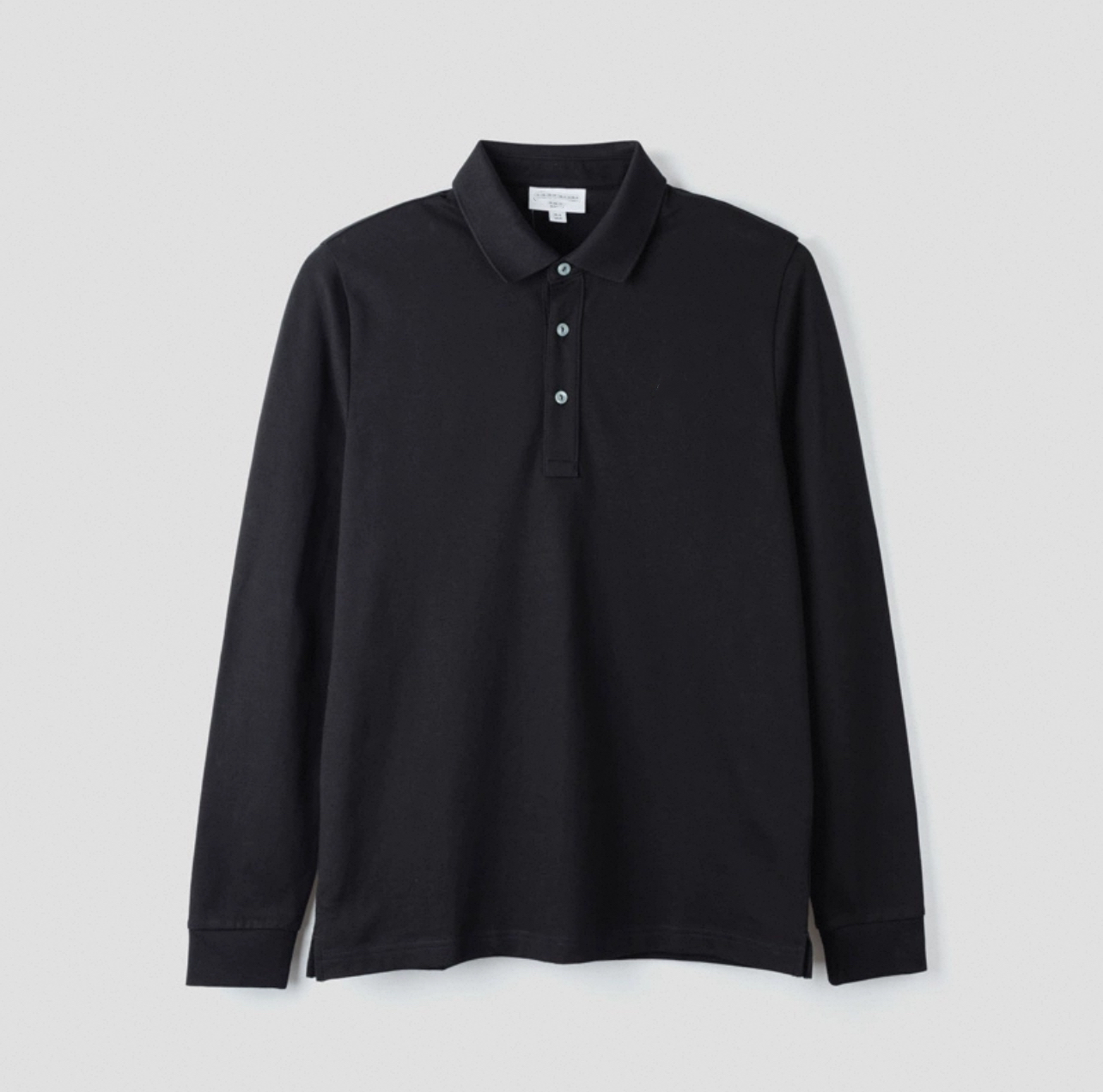 5894-经典3扣翻领长袖POLO