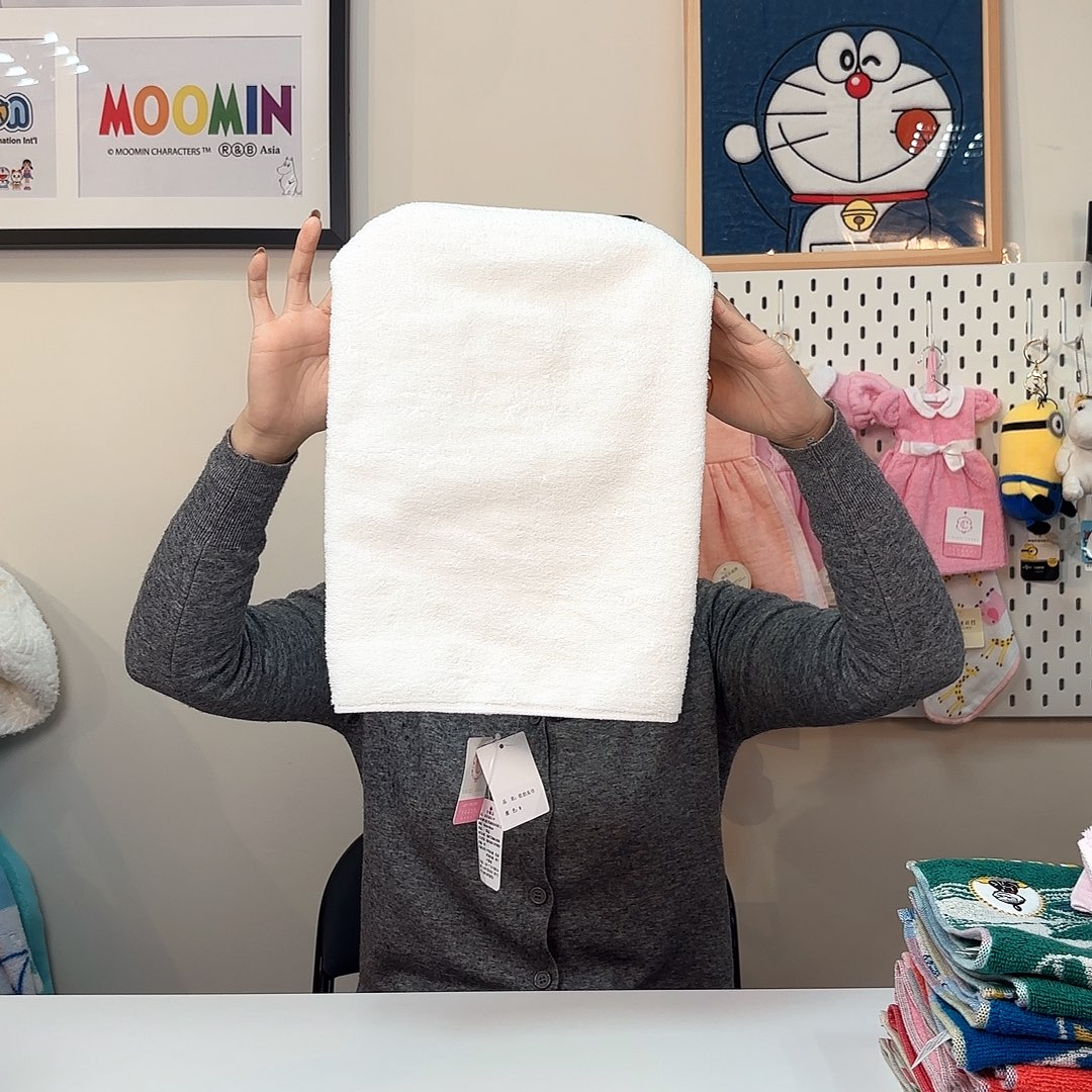 棉54-8017200 W色 左伯头巾