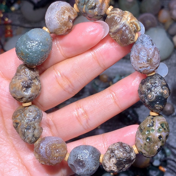 玛瑙/玉髓珠宝半成品未镶嵌