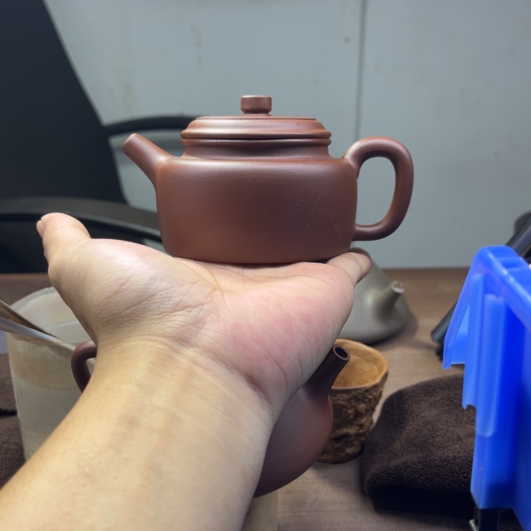 茶壶紫砂半手工底槽清德钟200cc