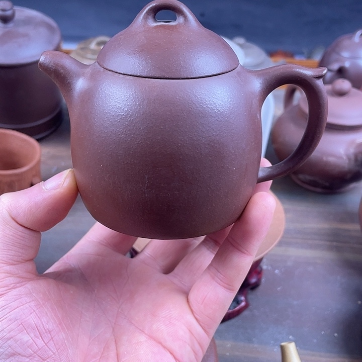 紫砂茶壶处理一把