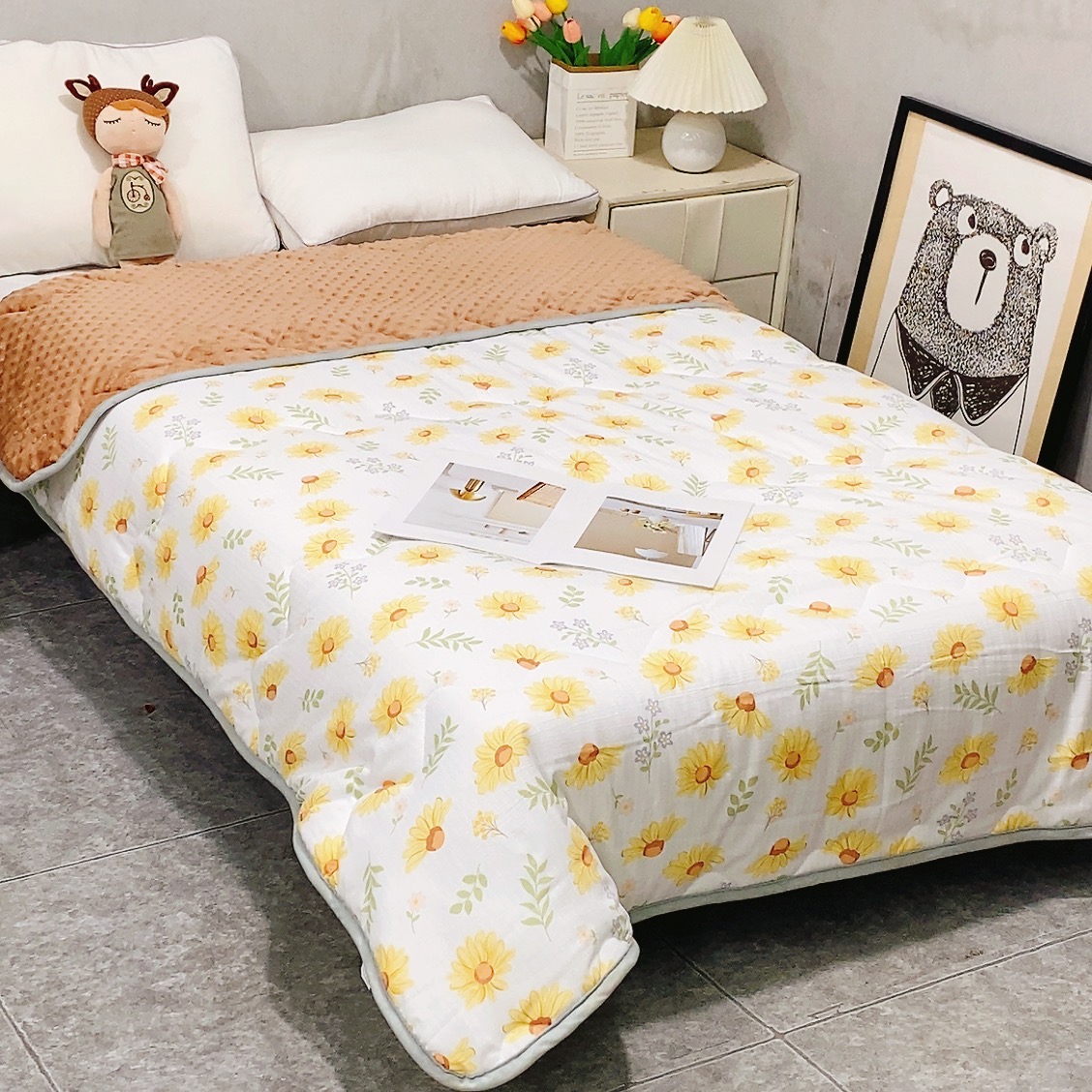 秋冬款豆豆被1.5/2米尺寸单人双人用机洗