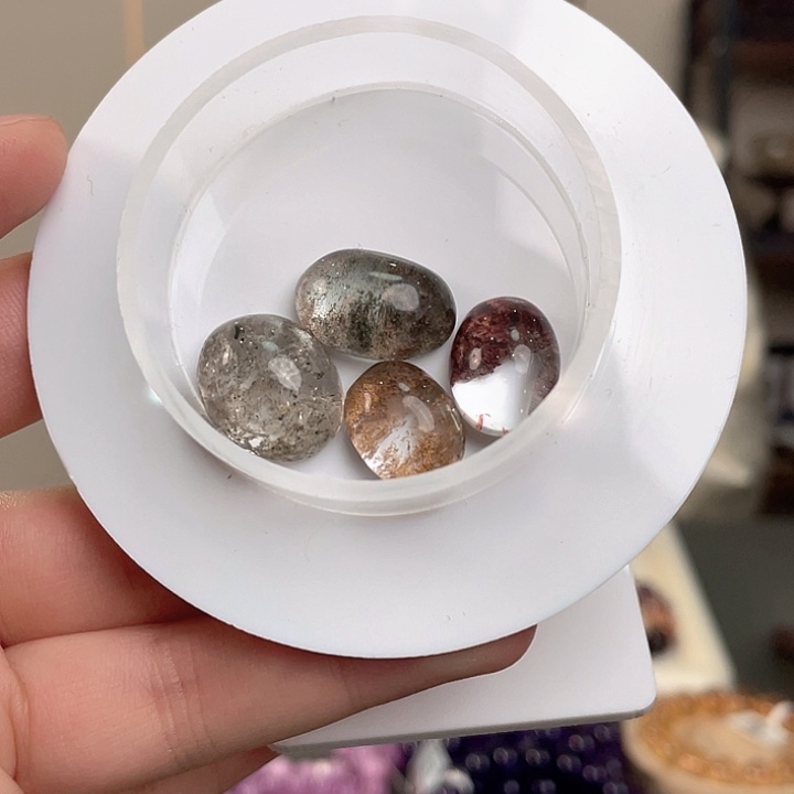 未镶嵌水晶手链幽灵蛋面