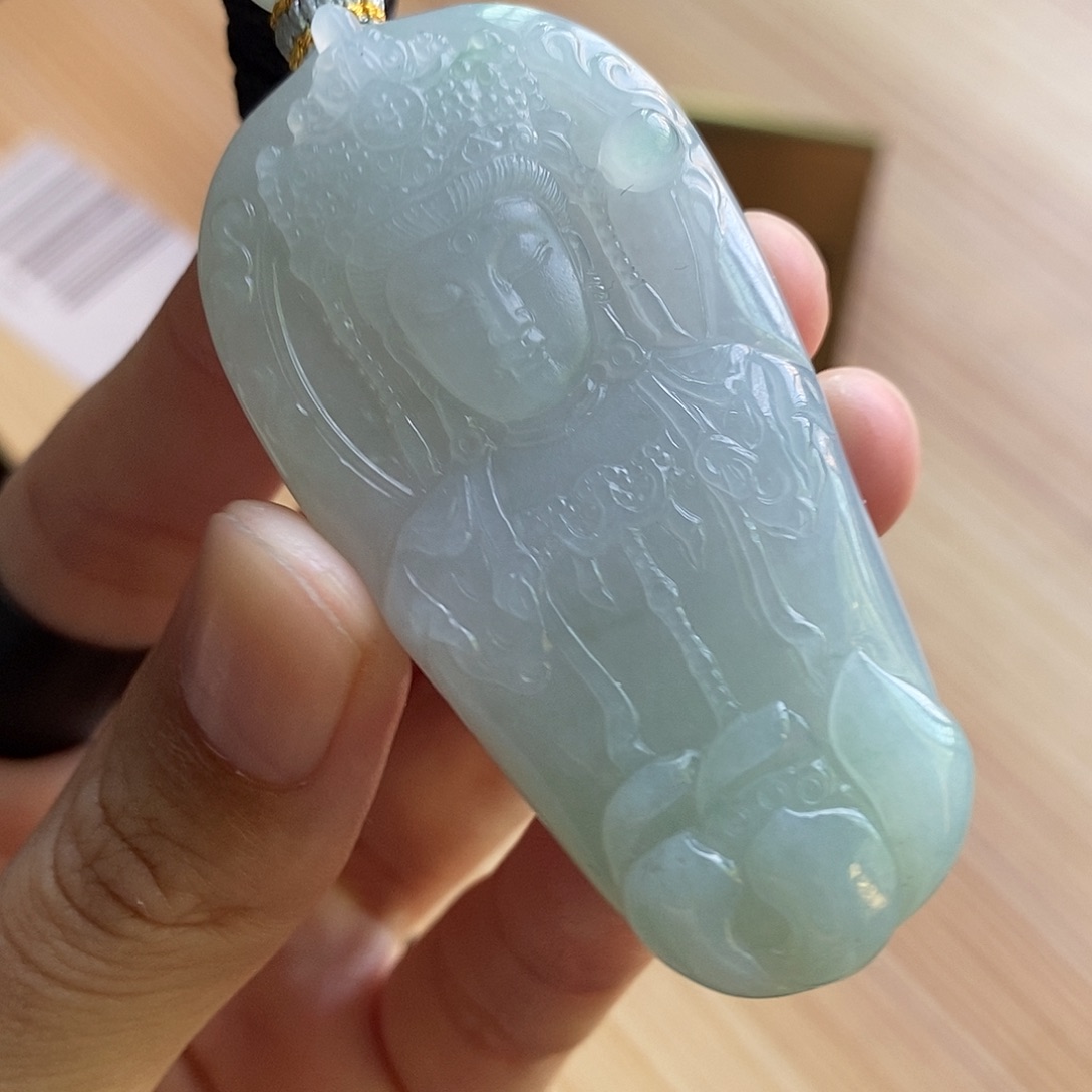 【闪购商品】颈饰未镶嵌翡翠天然缅甸A货翡翠