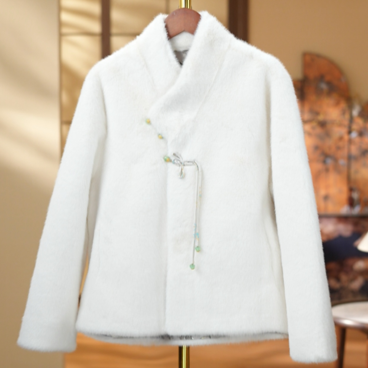 《初若雪-外套》2025新款女士百搭长袖外套