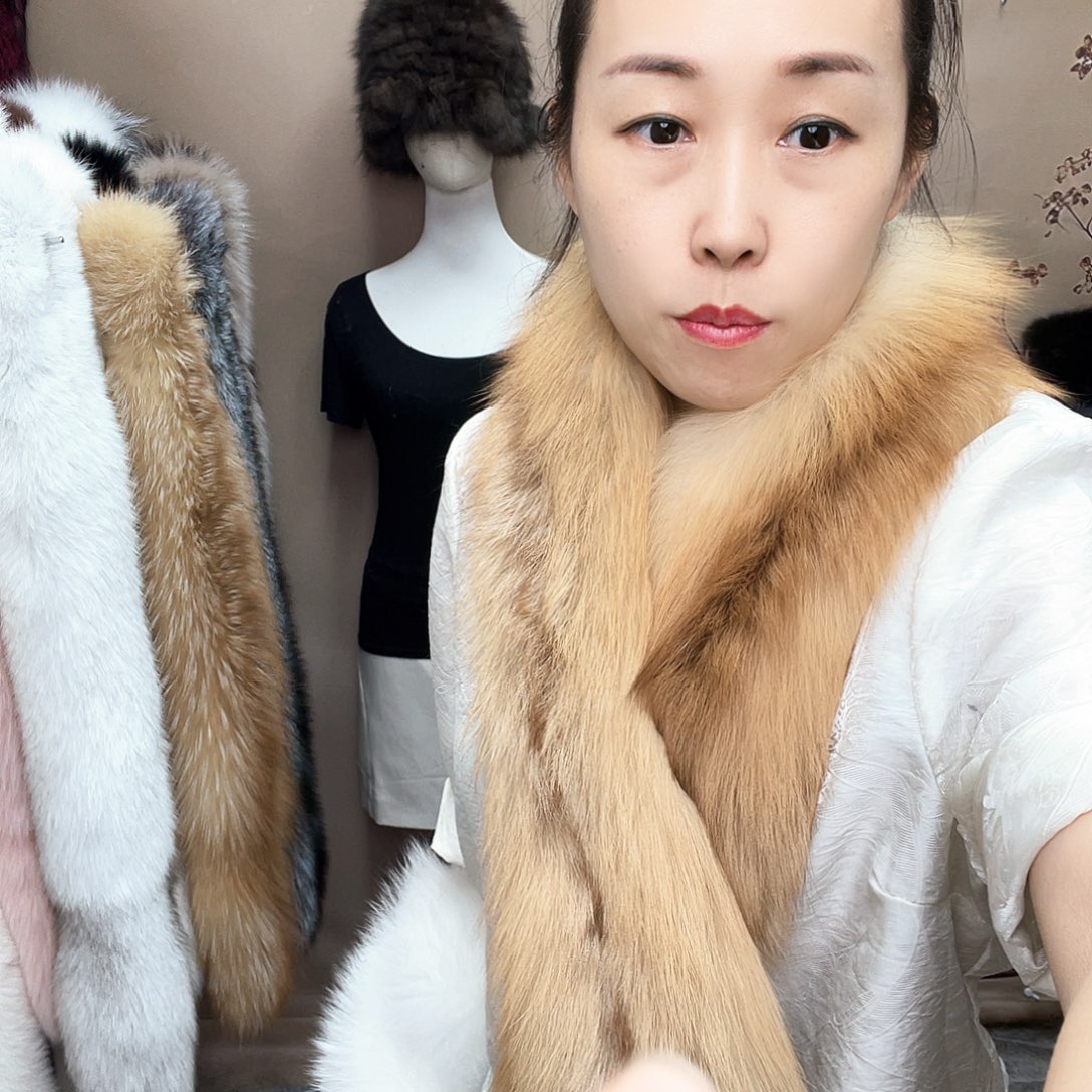 狐狸毛红狐尾巴款式