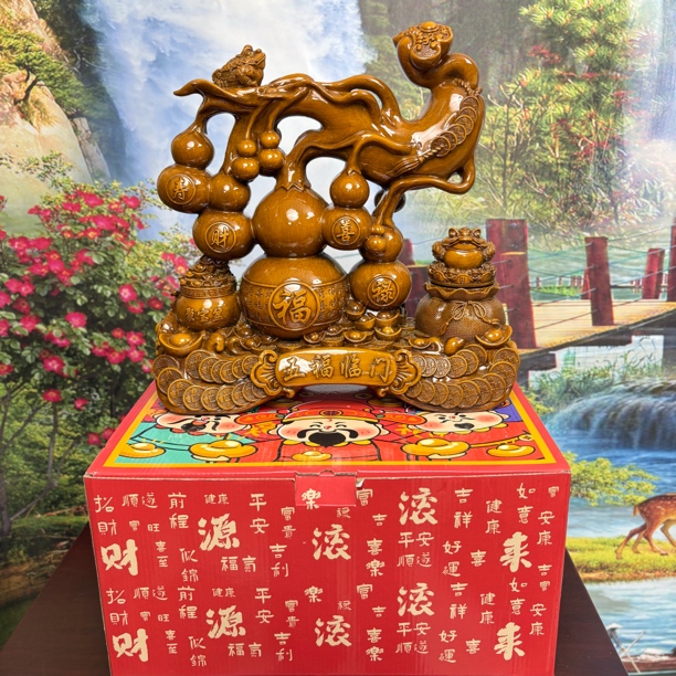 【新款五福临门】 客厅 长30高30乔迁新居送礼 玄关电视柜家居摆件