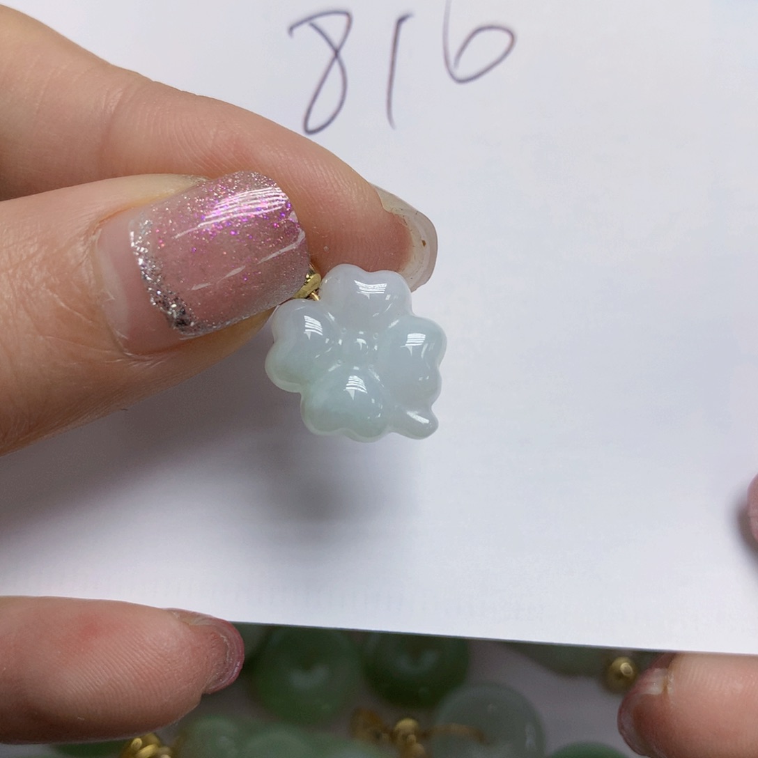 【闪购商品】翡翠颈饰合金天然翡翠A货