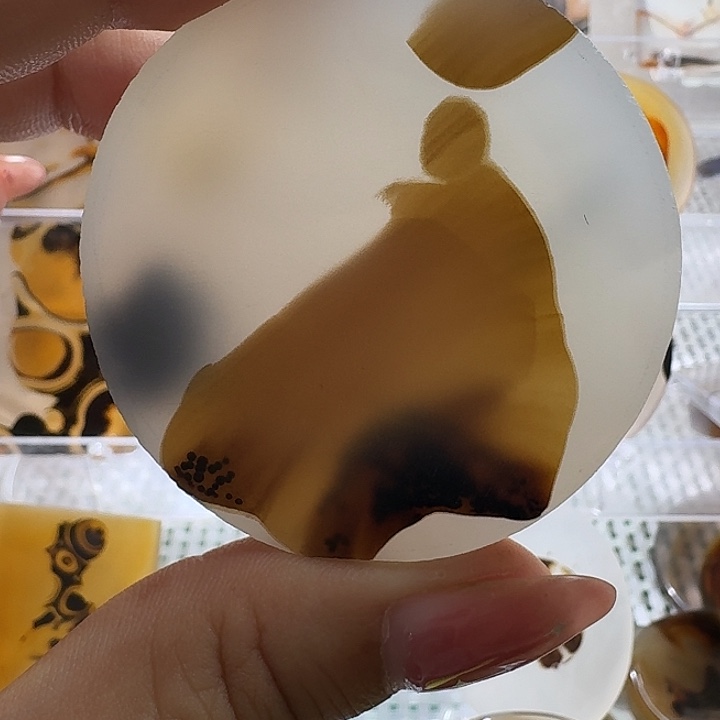 小***粉未镶嵌项链玛瑙/玉髓