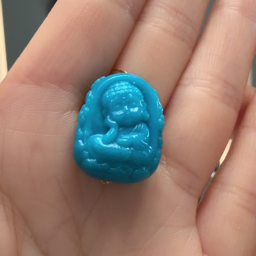 绿松石未镶嵌颈饰