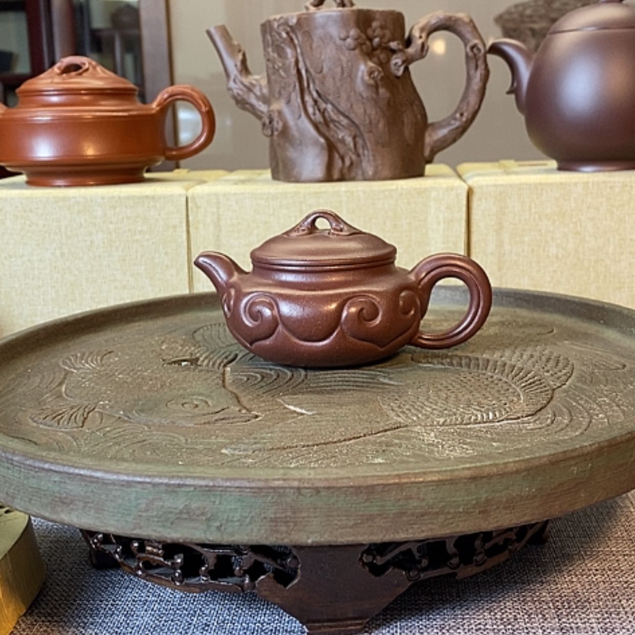 【闪购商品】紫砂茶壶目**呆宜兴紫砂壶收藏