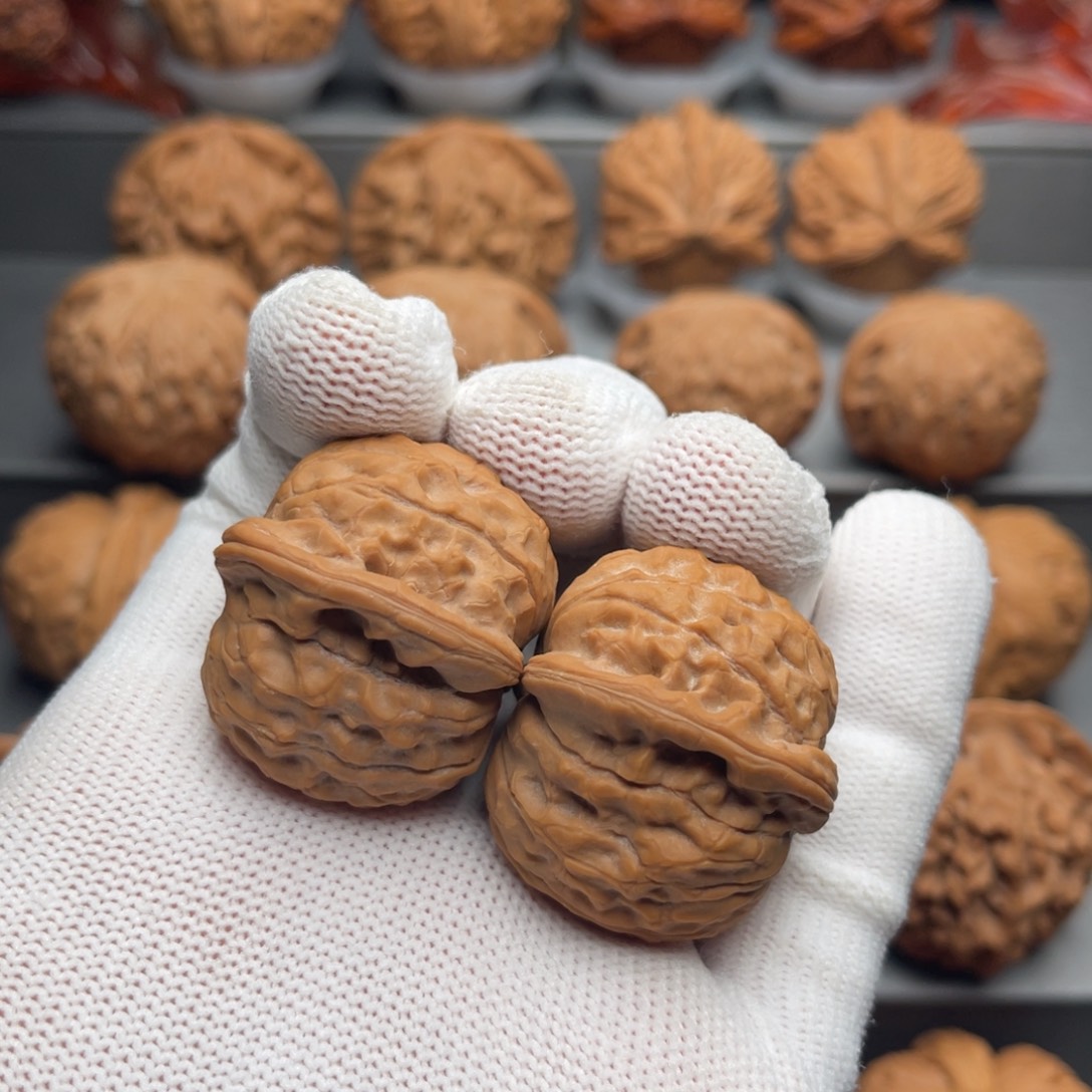 文玩核桃把件37石门元宝