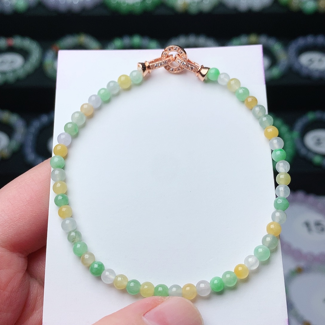 翡翠手链未镶嵌翡翠