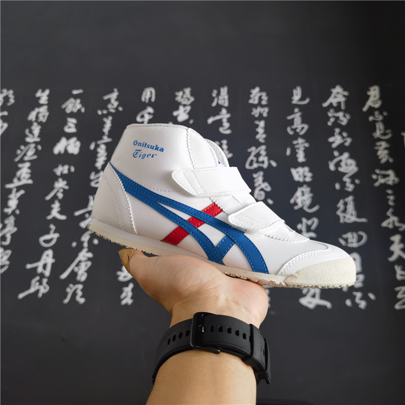tigerOnitsuka Tiger 鬼塚虎 男女童复古高帮休闲鞋1184A002-100
