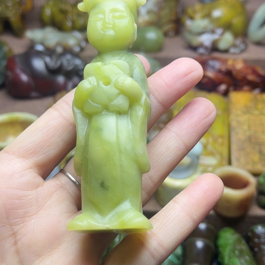 白玉菩提吊坠19。。